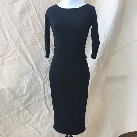 james perse black dress